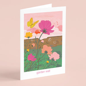 Garden Wall Greeting Card
