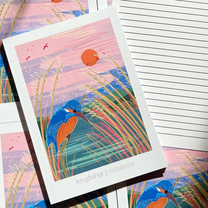 A5 notebook Kingfisher