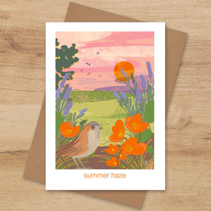 Summer Haze Greeting Card