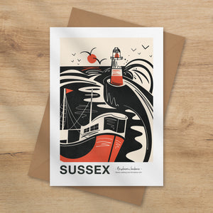 Newhaven Sussex Greeting Card