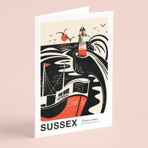 Newhaven Sussex Greeting Card