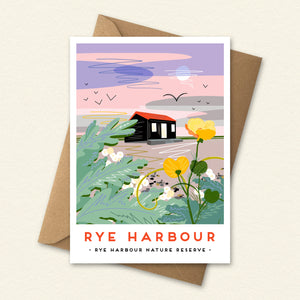 Rye Harbour Greeting Card