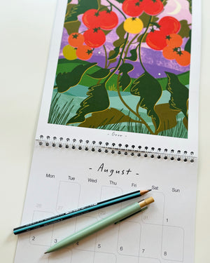 2027 Wall Calendar – Whispers | Double Page Illustrated Calendar