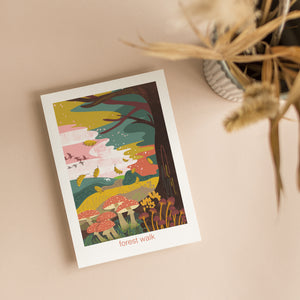 Forest Walk Greeting Card