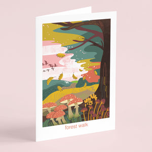 Forest Walk Greeting Card
