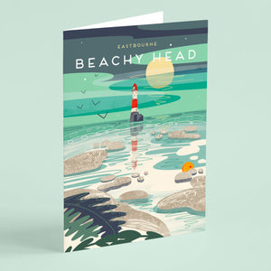 Beachy Head Landmark Greeting Card