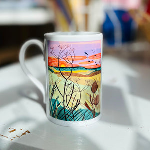 South downs porcelain slim mug