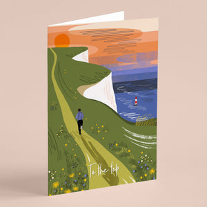 To the Top Greeting Card