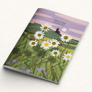 walking logbook, walking journal, hiking logbook, hiking journal, walk tracker, adventure logbook, countryside walks, walking diary, rambling journal, gift for walkers, gift for hikers, outdoor notebook, nature walk journal, A5 walking notebook, walking gift