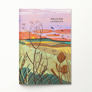 walking logbook, walking journal, hiking logbook, hiking journal, walk tracker, adventure logbook, countryside walks, walking diary, rambling journal, gift for walkers, gift for hikers, outdoor notebook, nature walk journal, A5 walking notebook, walking gift