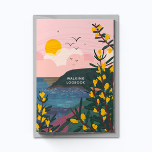 walking logbook, walking journal, hiking logbook, hiking journal, walk tracker, adventure logbook, countryside walks, walking diary, rambling journal, gift for walkers, gift for hikers, outdoor notebook, nature walk journal, A5 walking notebook, walking gift