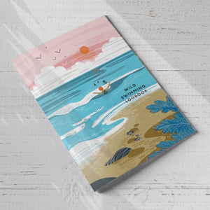 wild swimming logbook, swimming journal, sea swimming logbook, open water swimming, cold water swimming, swim tracker, swimming diary, wild swimmer gift, gift for swimmers, outdoor swimming, swim log book, coastal swimming, A5 swimming notebook, swimming gift, sea lover gift
